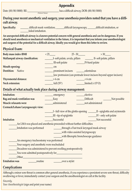 appendix