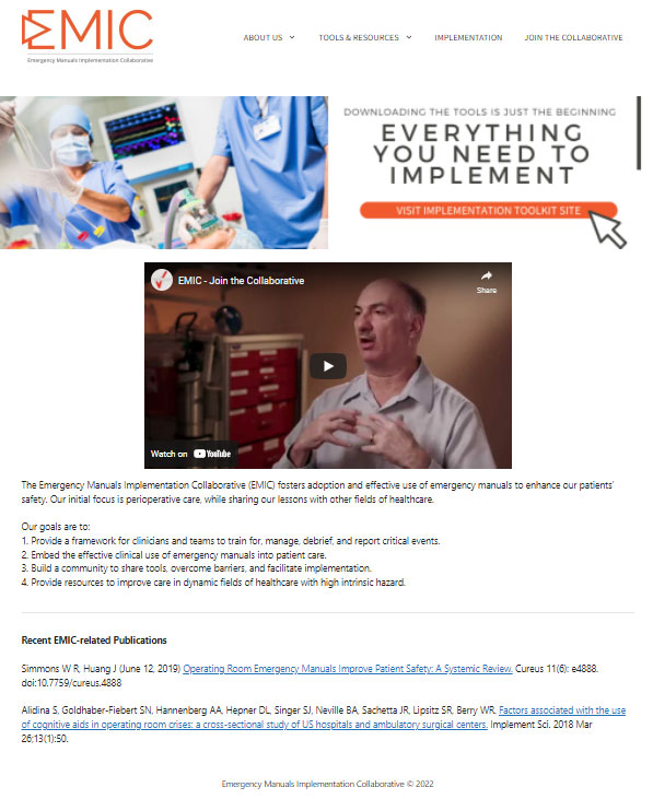 Emergency Manuals Implementation Collaborative Website